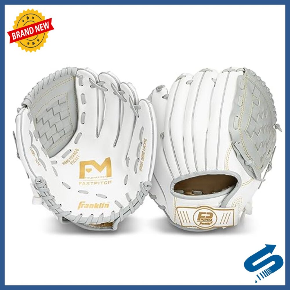 Youth Fastpitch Softball Glove, 10.5" Ready-to-Play, Adjustable Wrist Strap - Picture 2 of 7